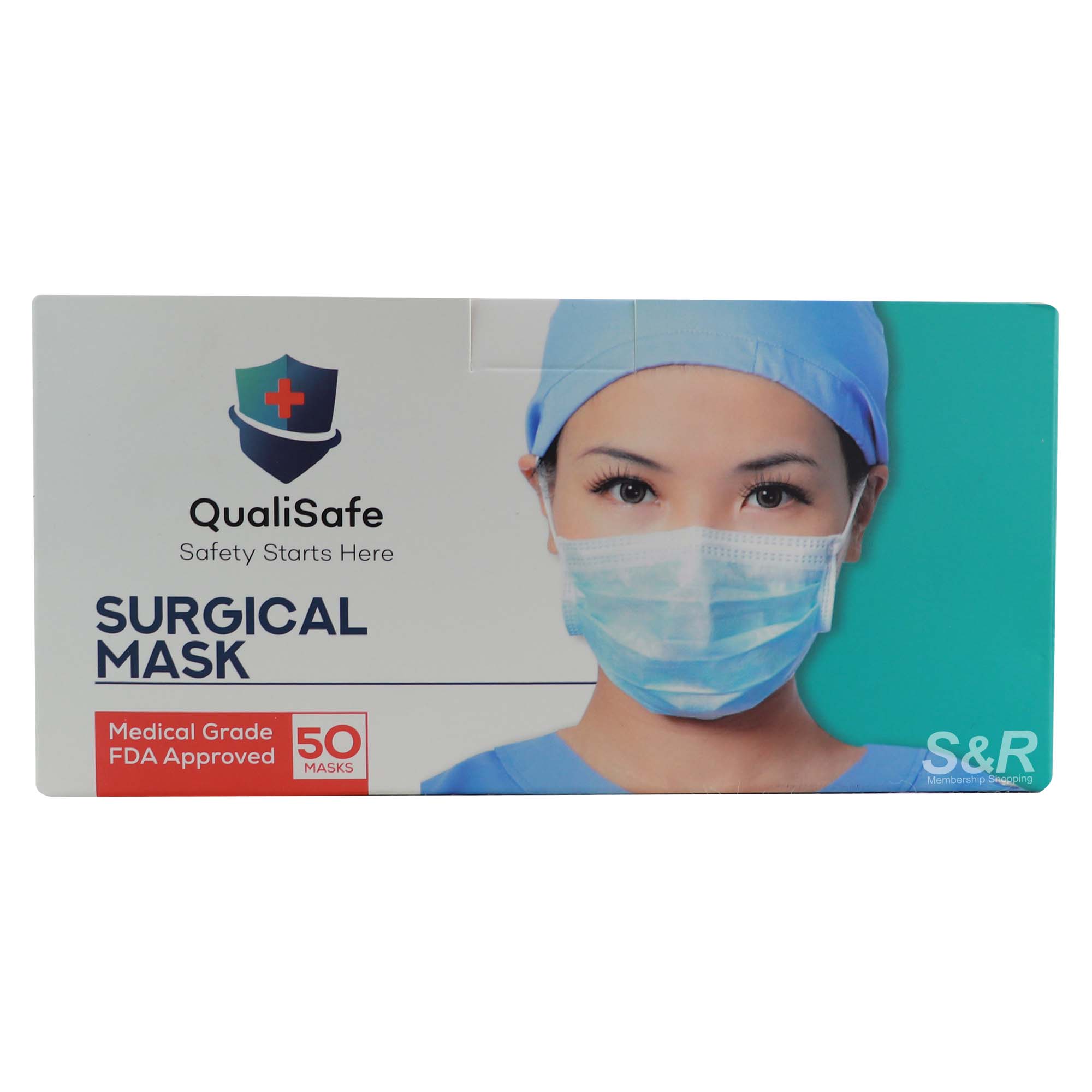 QualiSafe Surgical Mask 50pcs QualiSafe Surgical Mask 50pcs